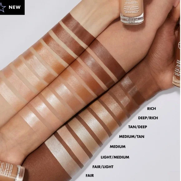 Sealed e.l.f. Halo Glow Liquid Filter Complexion Booster in 5 Medium/Tan - Picture 3 of 3